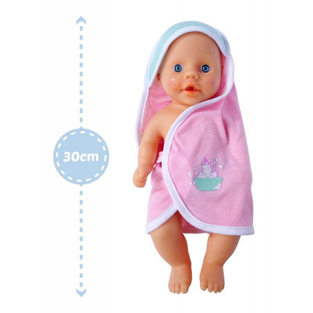 New Born brudny bobasek 30cm do kąpania 075200