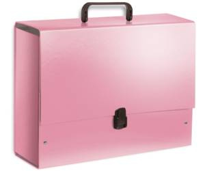 Teczka z rączką b4 jumbo jasny róż