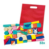 Ses Creative Drewniane klocki kolorowe 131432