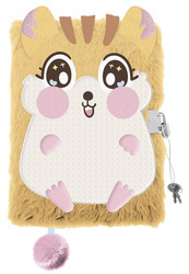 Pamiętnik Z Kłódką 3d Włochacz A5 96k My Little Friend Hammster 650932