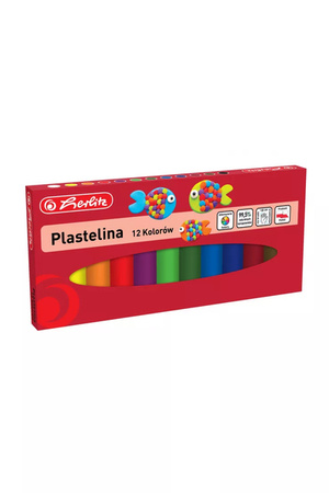 Herlitz Plastelina 12kol 588552