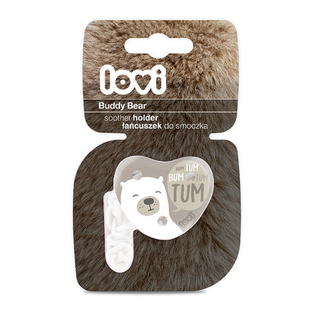Lovi łańcuszek do smoczka buddy bear 108872