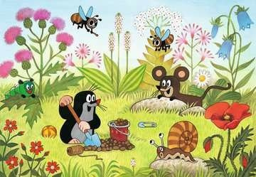 Puzzle ravensburger 2*24el krecik w ogrodzie 088614