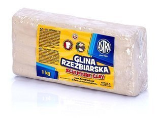 Glina rzeźbiarska 1kg folia 180172 astra