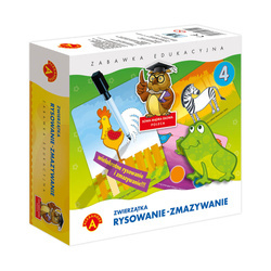 Rysowanie-Zmazywanie 4 Zwierzątka 4 007411