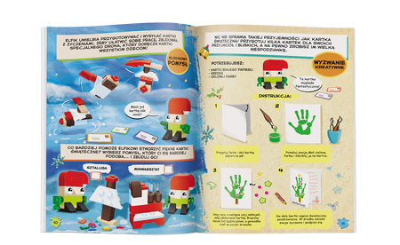 Książeczka LEGO Iconic Buduj i baw się Boże Narodzenie 337377