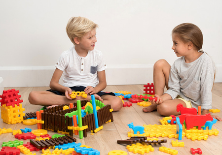 Klocki worek wiejska zagroda 240el 900864