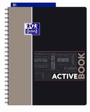 Kołonotatnik Oxford A4+ 80k krata Student 056654