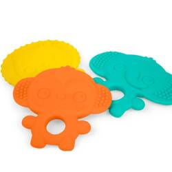 BRIGHT STARTS Gryzak Gummy Buddies™ 3szt. 3m+ 130722