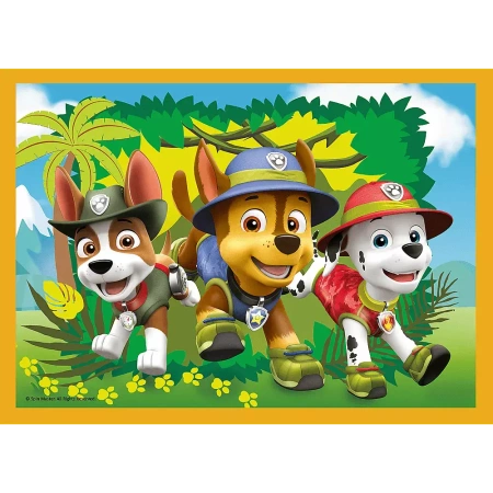 Puzzle Trefl 4w1 Wakacyjny Psi Patrol 