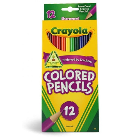 Crayola kredki ołówkowe 12szt