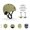 SCOOTANDRIDE Kask S-M dla dzieci 3+ lat Olive 000089