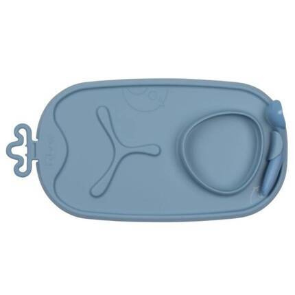 B.Box roll + go Zwijana mata BLW do nauki samodzielnego jedzenia dla dzieci błękit 002161