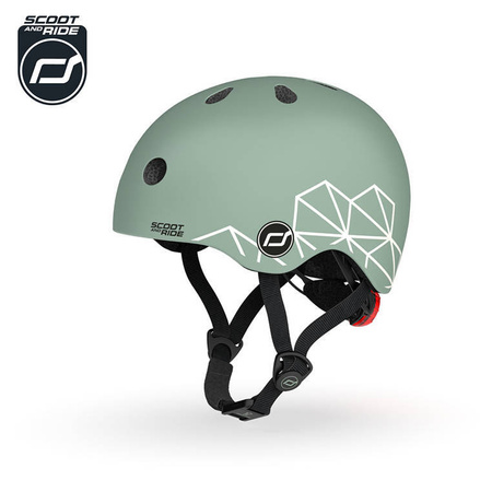 SCOOTANDRIDE Kask XXS-S dla dzieci 1-5 lat Green Lines 965620