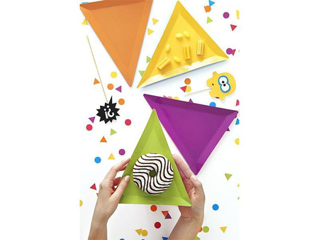 Talerzyki potworki, mix, 19,5x23,5x23,5cm (1 op. / 6 szt.)