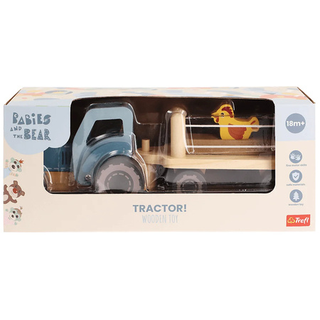 Trefl Zabawka drewniana Tractor 619959
