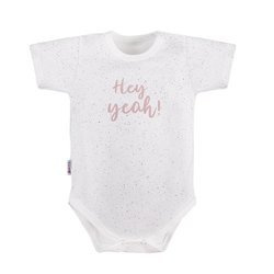 Body dziewczęce w kropki SWAN białe 092