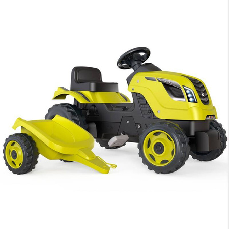 Smoby Traktor z przyczepą XL zielony 101303