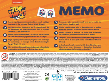 Clementoni gra memo top wing