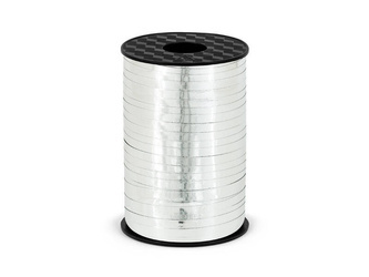 Wstążka plastikowa srebrny 5mm/225m 748972