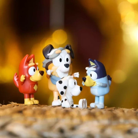 Bluey Figurki 4pak Szkolna Paczka 130520