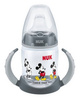 Nuk butelka do nauki picia 150ml myszka miki uchwyt czerwony niekapek silikonowy 312635
