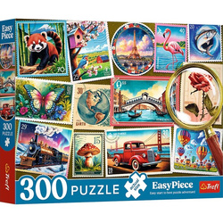 Puzzle Trefl 300 Easy Piece Znaczki pocztowe 231007