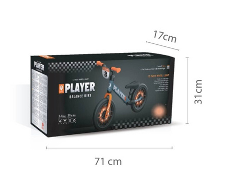 Qplay Rowerek biegowy Player Pink 246551 Rower