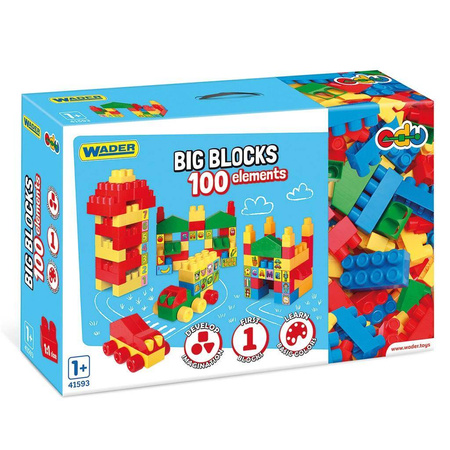 Big Blocks klocki 100el Wader 41593
