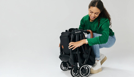 Lionelo Julie One Black 658920 wózek spacerowy