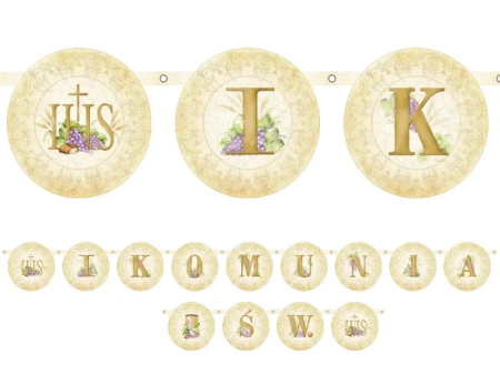 Baner I Komunia Święta 13x200cm 435385