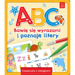 A, B, C – Bawię się wyrazami i poznaję litery. Książeczka z naklejkami 068185