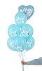 Balony 30cm Mom to be Pastel Light Blue A'6 199101