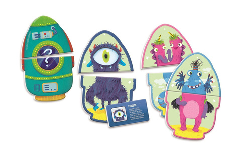 Clementoni uczę się bawiąc monster memo 500864