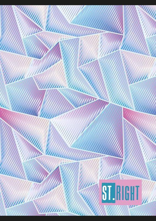 Zeszyt A5 32k krata laminowany MIX III  ST.RIGHT 635243