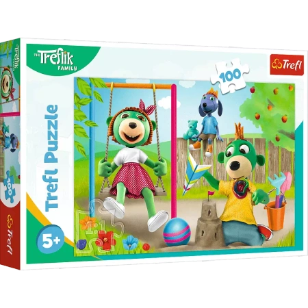 Puzzle Trefl 100 Zabawne Trefliki 164220