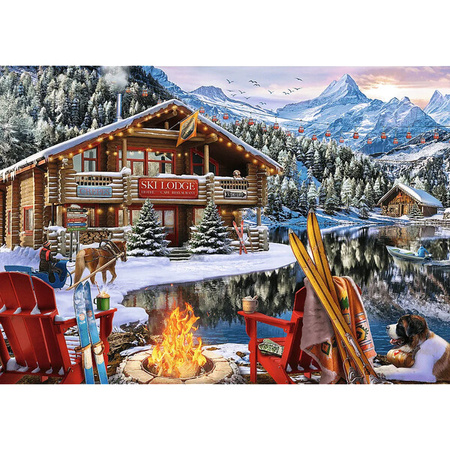 Puzzle Trefl 2x500 Święta w górach 375404