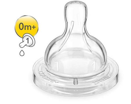 Avent smoczki classic na but.2szt 0m+ 1 otw. Avent scf631/27