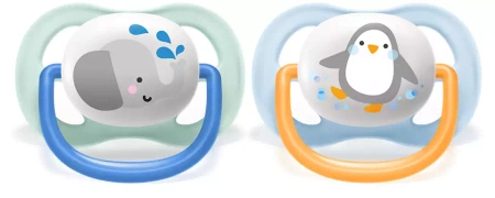 Avent Smoczek uspokajający Ultra Air 0-6 m Boy Ele 949336