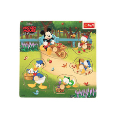 Trefl Zabawka drewniana Puzzle mini Mickey Mouse&Friends 618532