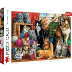 Puzzle Trefl 1000 Kocie spotkanie 105551