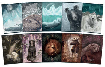 Zeszyt Top 2000 A5 60k linia z marginesem 70g Forest/Ice 411543