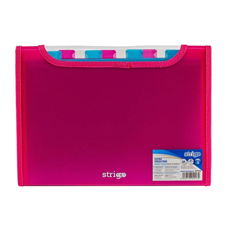 Strigo Vfile teczka pp A4 z 12 przekładkami różowa 940175