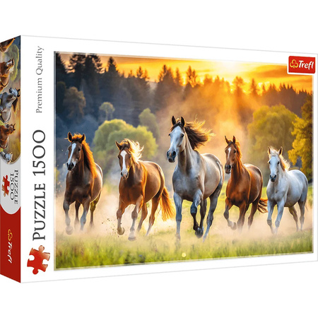 Puzzle Trefl 1500 Dzikie konie 262155