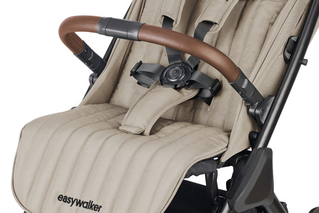 Easywalker Jackey2 XL Przestronny, samoskładający się wózek spacerowy z kołami XL Pearl Taupe 117394