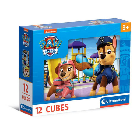 Clementoni Cubi Klocki 12 Psi Patrol 411948