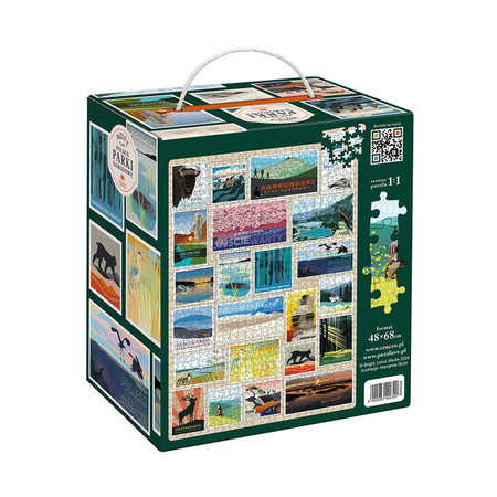 CzuCzu Puzzlove Polskie Parki Narodowe puzzle rodzinne 1000el. 492320