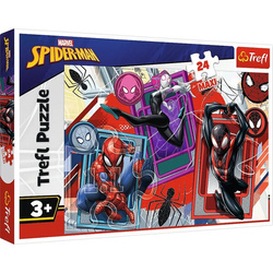 Puzzle Trefl 24 maxi Pajęcze zmysły Marvel Spiderman 143669