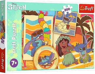 Puzzle Trefl 200 Muzyczny świat Lilo&Stitch Disney 133042