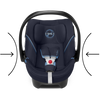 Cybex aton 5 deep black fotelik samochodowy 0-13kg + baza 2-fix